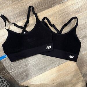New Balance Classic Black Sports Bra Set of 2